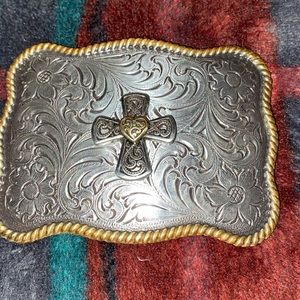 Nocona cross belt buckle